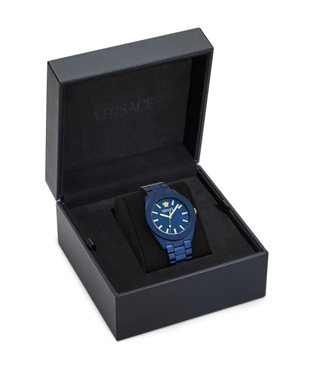 Orologio V-Dome di Versace in Blue da Uomo