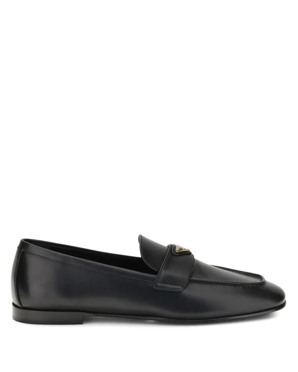 Prada Black Klassische Loafer