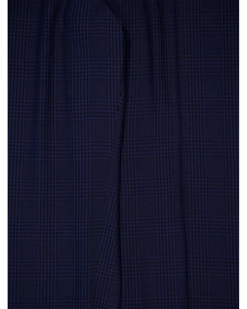 Balenciaga Blue Fluid Tailored Pants for men