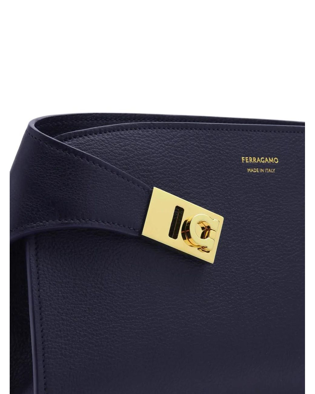Ferragamo Blue Hug Mini Crossbody Bag