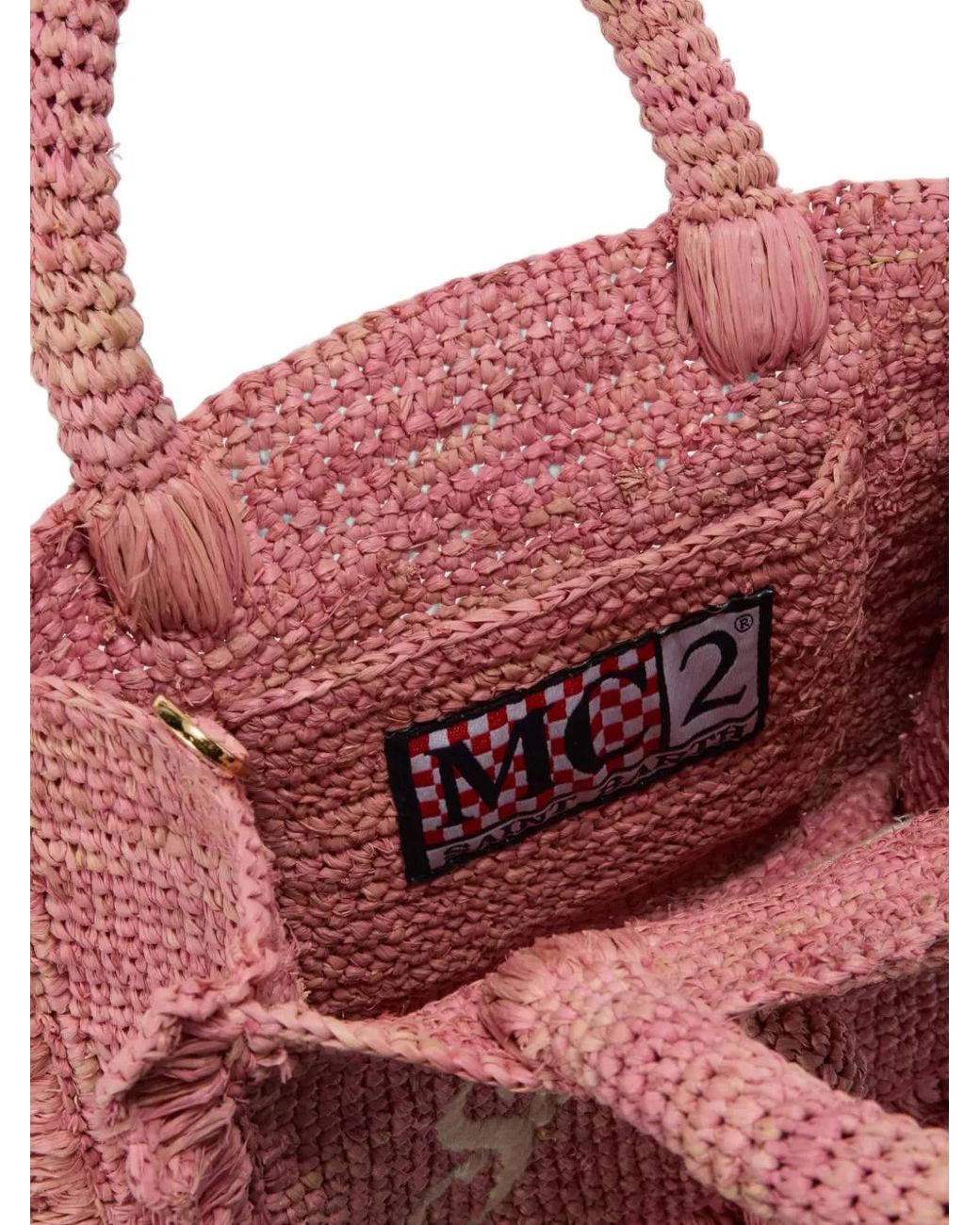 Borsa A Mano Volant Mini di Mc2 Saint Barth in Pink
