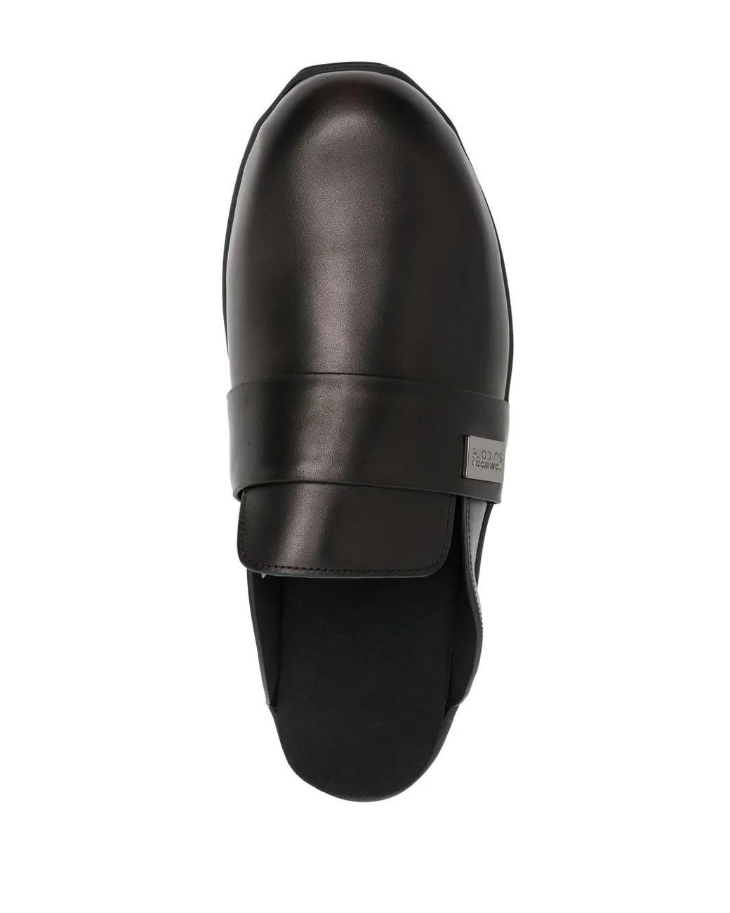 Tom Wood Black X Suicoke Leather Sandals for men