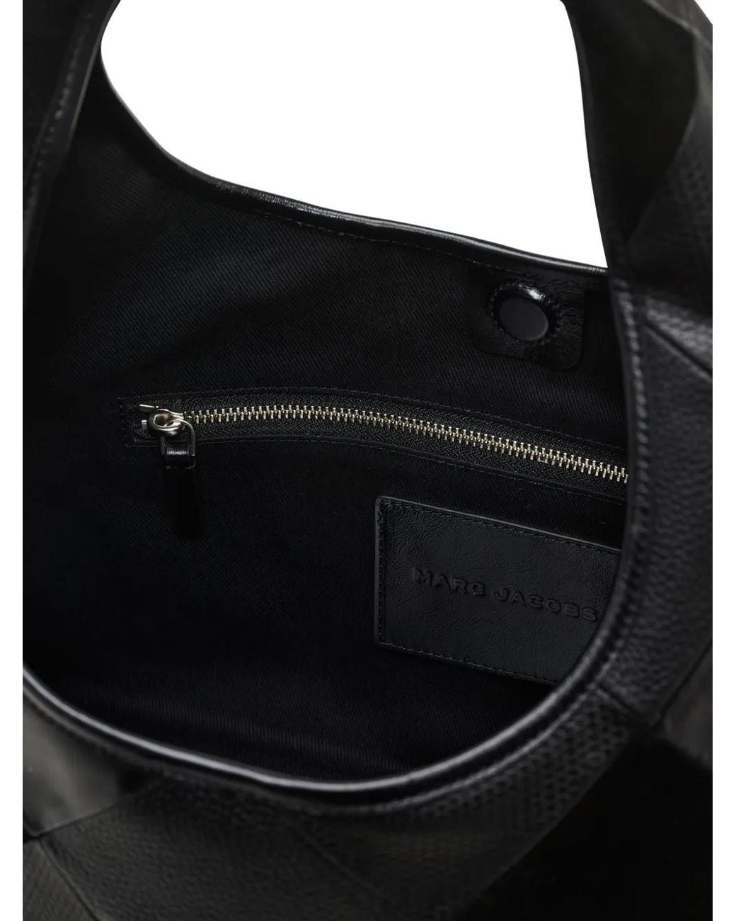 Marc Jacobs Black Sack Patchwork Shoulder Bag