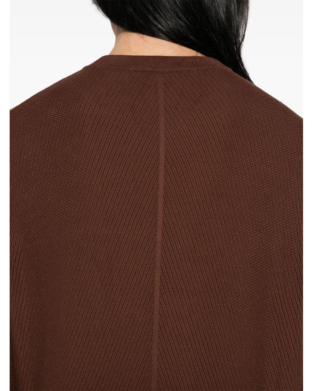 Brioni Brown Crew-Neck Jumper for men