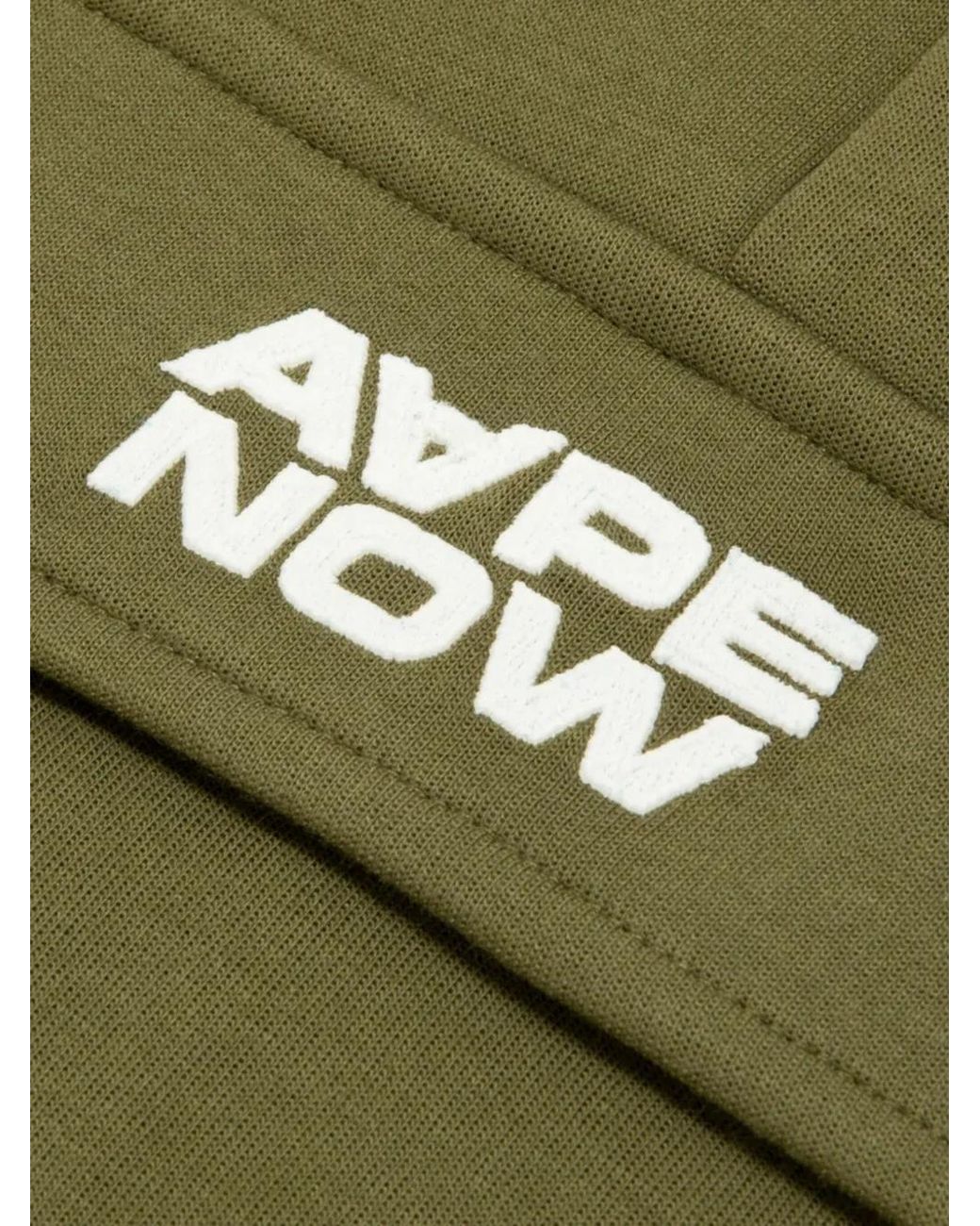 Aape By A Bathing Ape Green Aapenow Moonface Cargo Pants for men