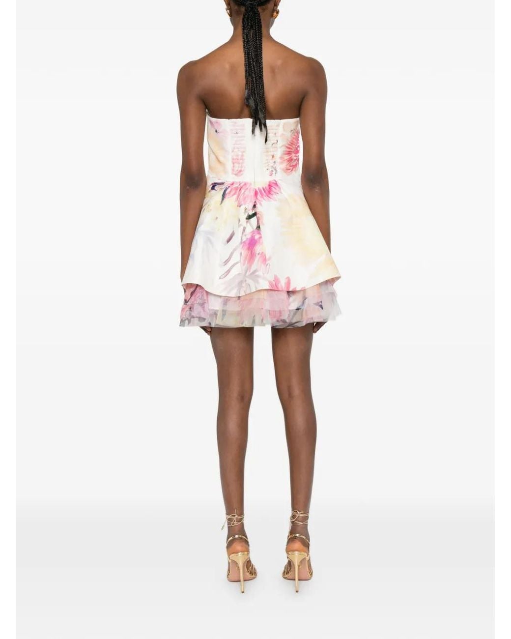 Aje. Pink Lydia Mini Dress