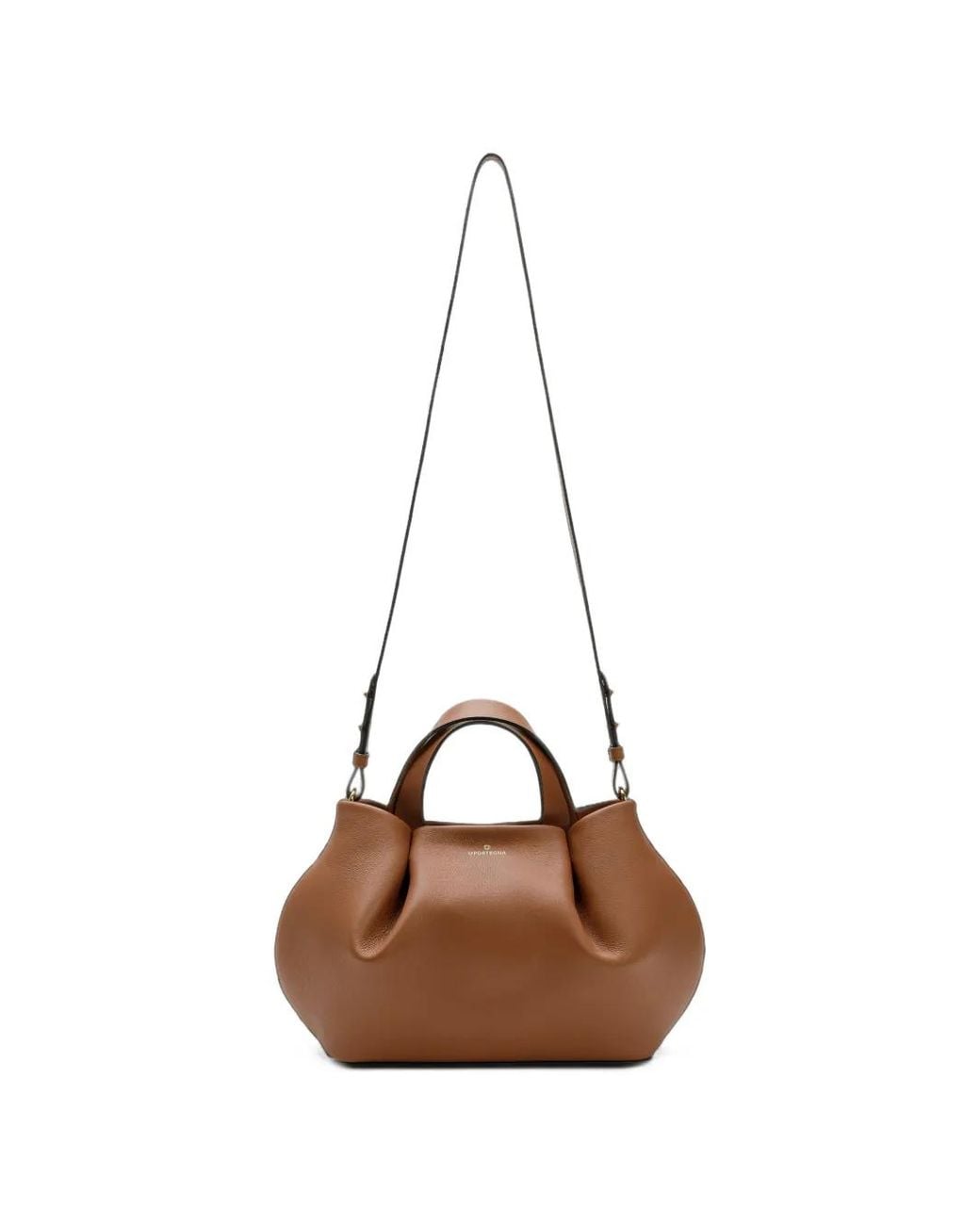 La Portegna Brown Isabela Leather Tote Bag