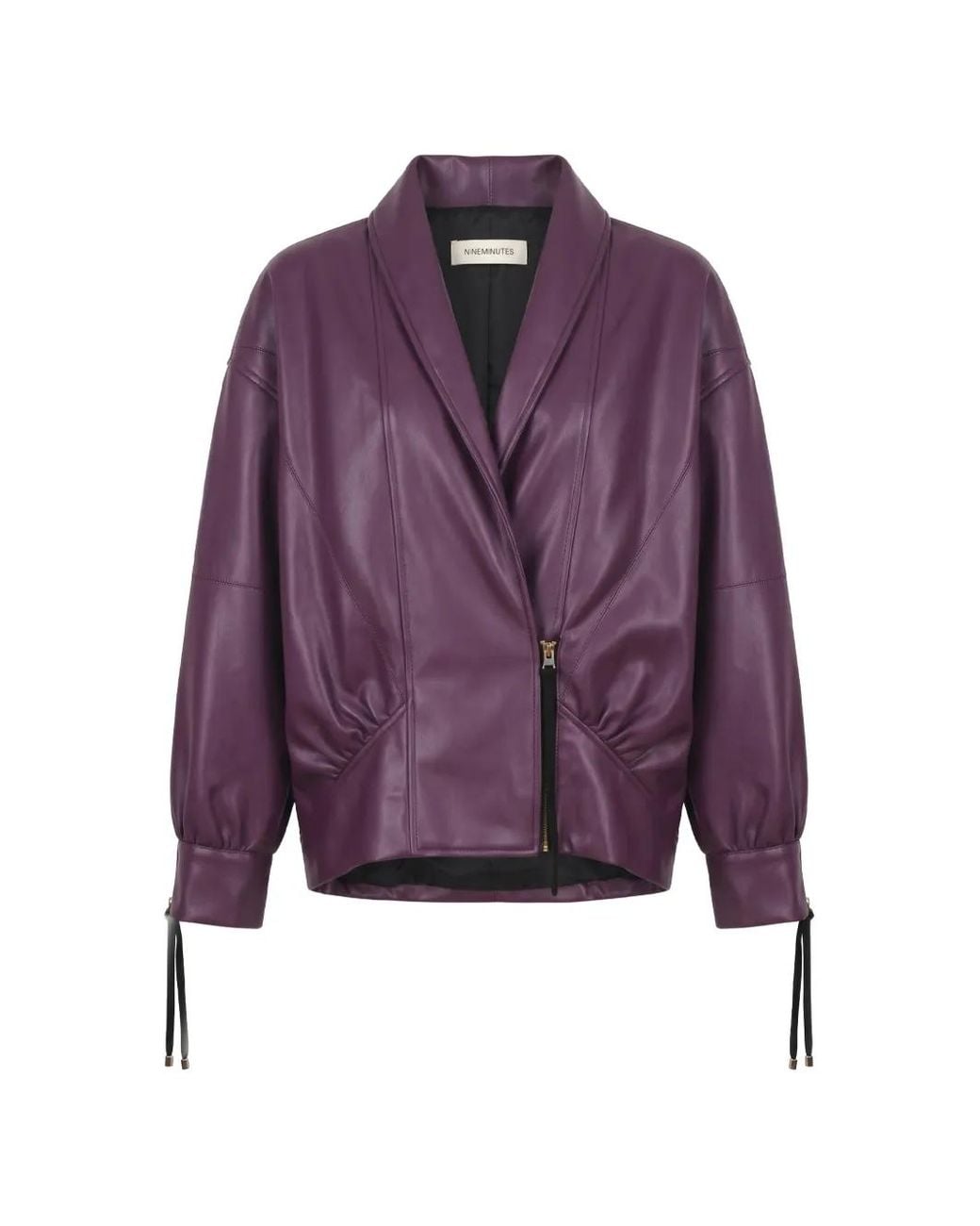 Nineminutes Purple The Virgo Cropped Jacket