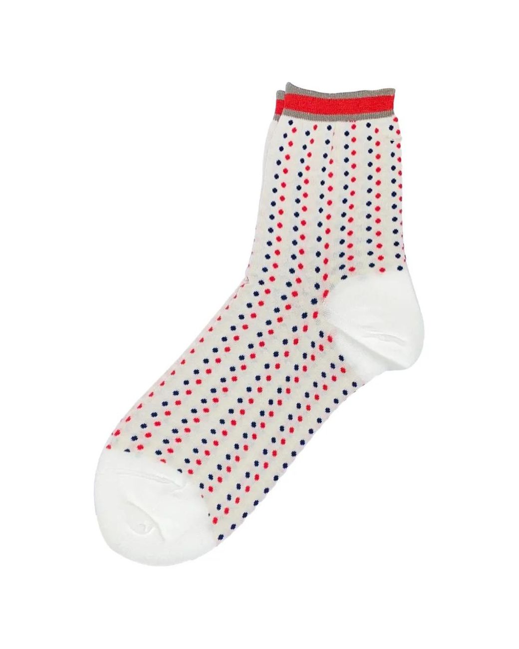 Chaussettes À Pois Antipast en coloris White