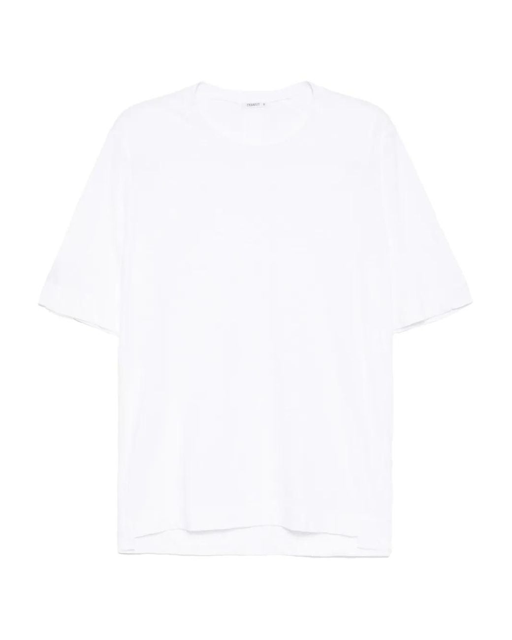 Transit White Short-Sleeved T-Shirt for men