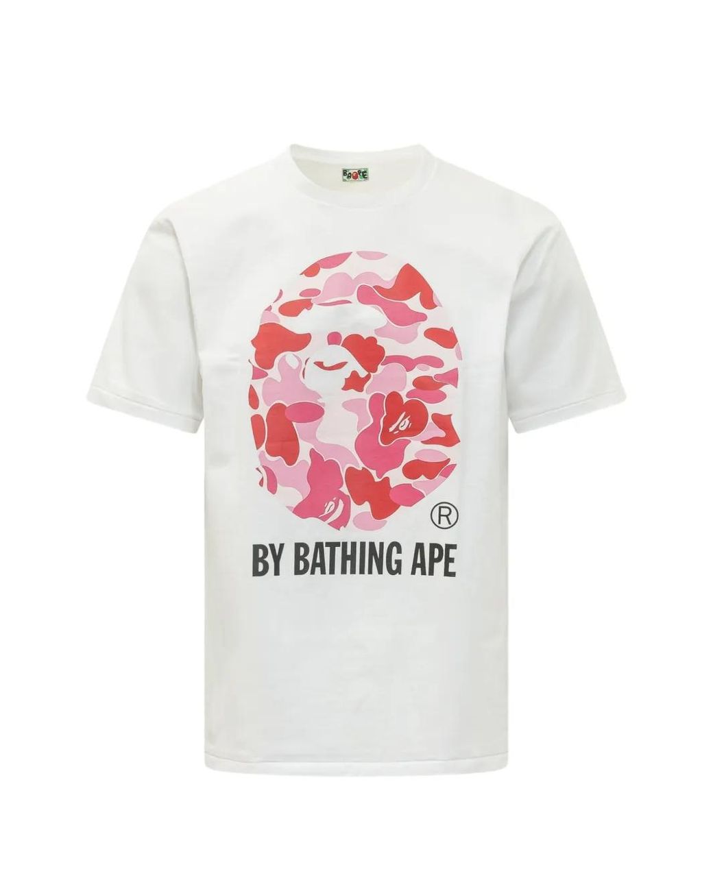 A Bathing Ape White Abc Camo T-Shirt for men