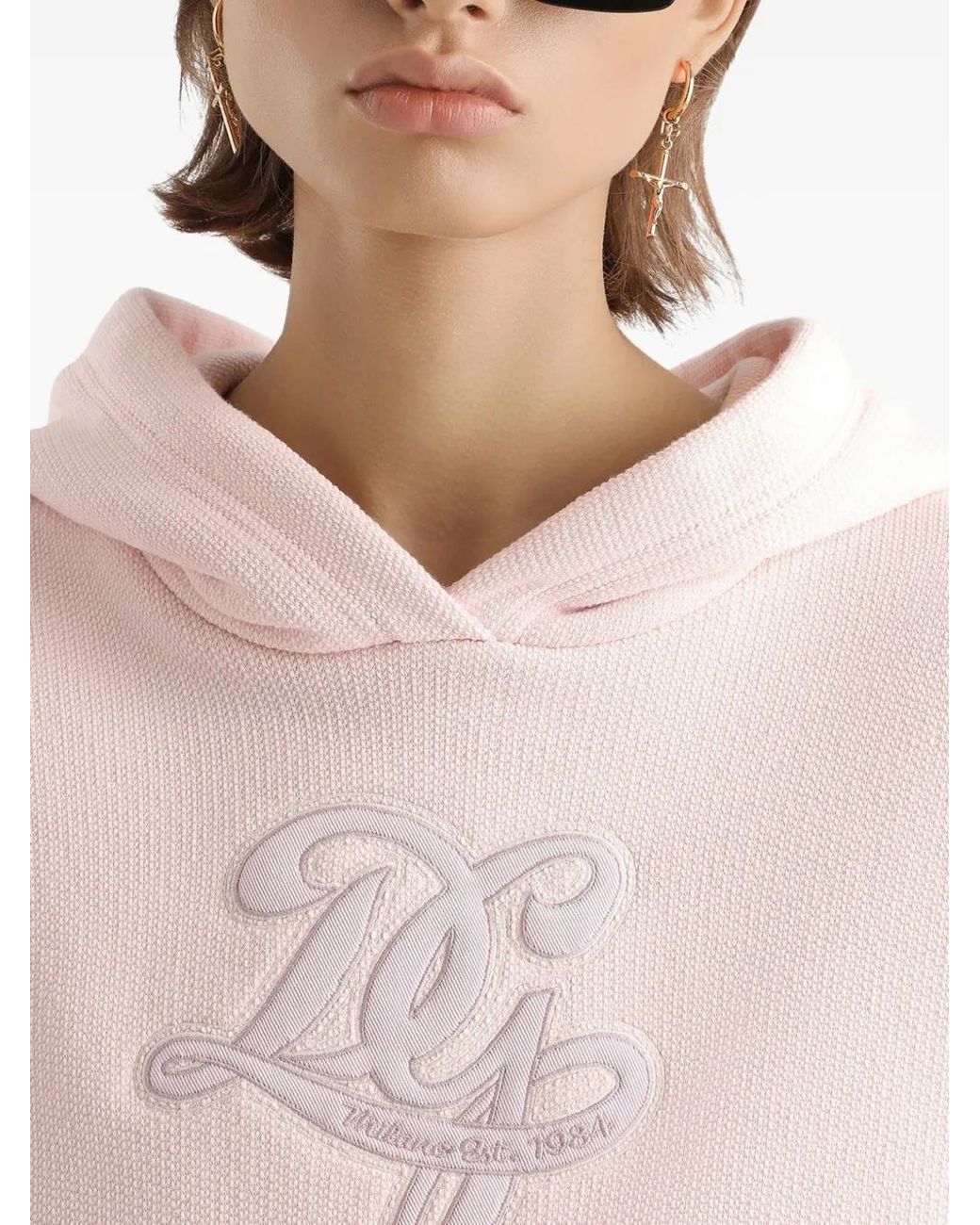 Dolce & Gabbana White Long-Sleeve Embroidered Hoodie