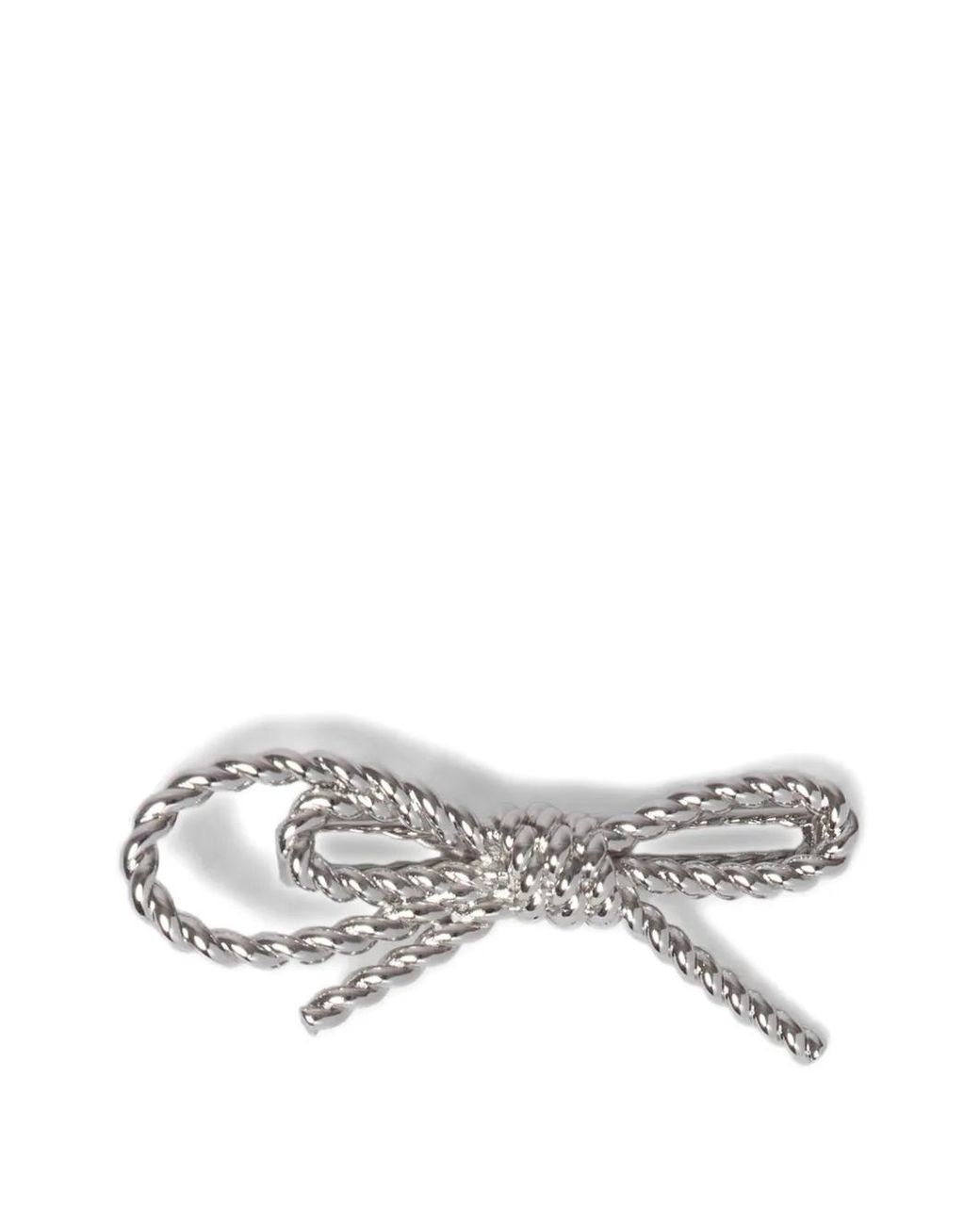 Claudie Pierlot Metallic Bow Knot Hair Clip