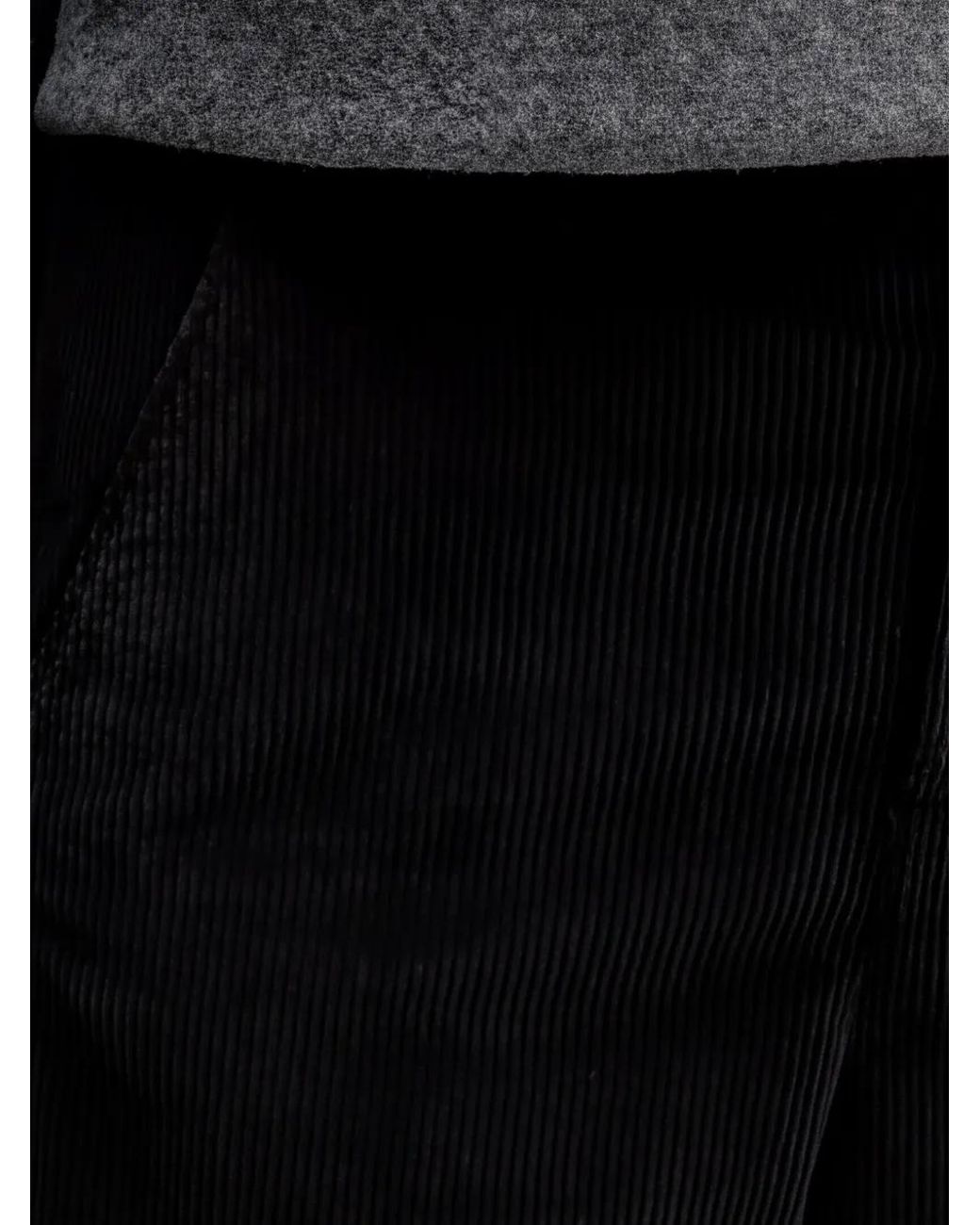 Benetton Black Corduroy Trousers