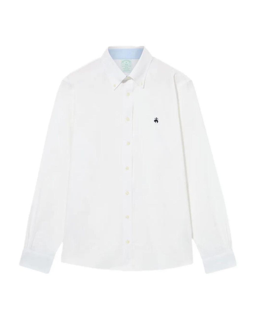 Brooks Brothers White Button-Down-Collar Shirt for men