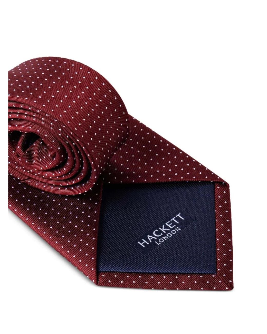 Hackett Purple Dot-Motif Tie for men