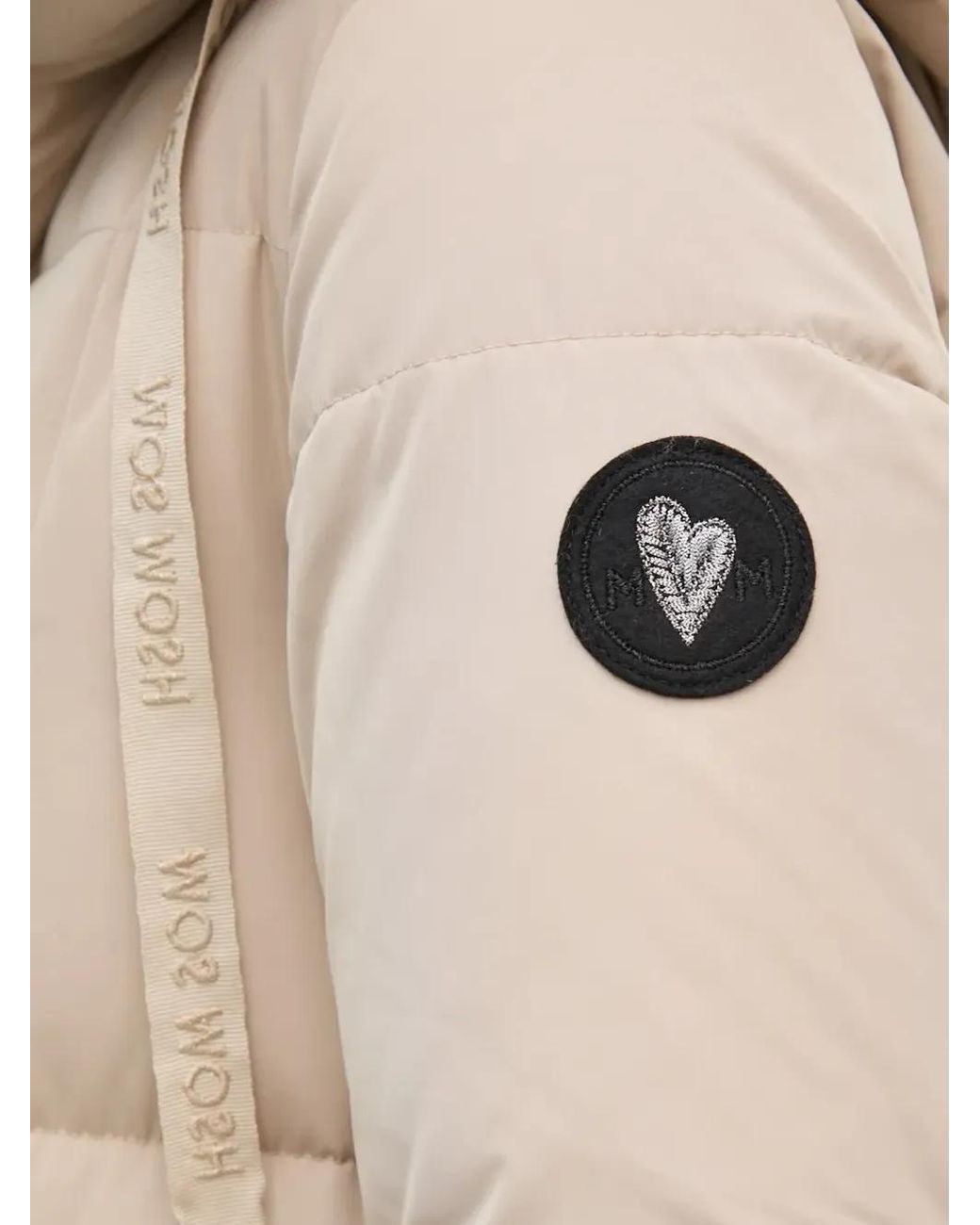 Mos Mosh Natural Mmnova Hooded Quilted Coat