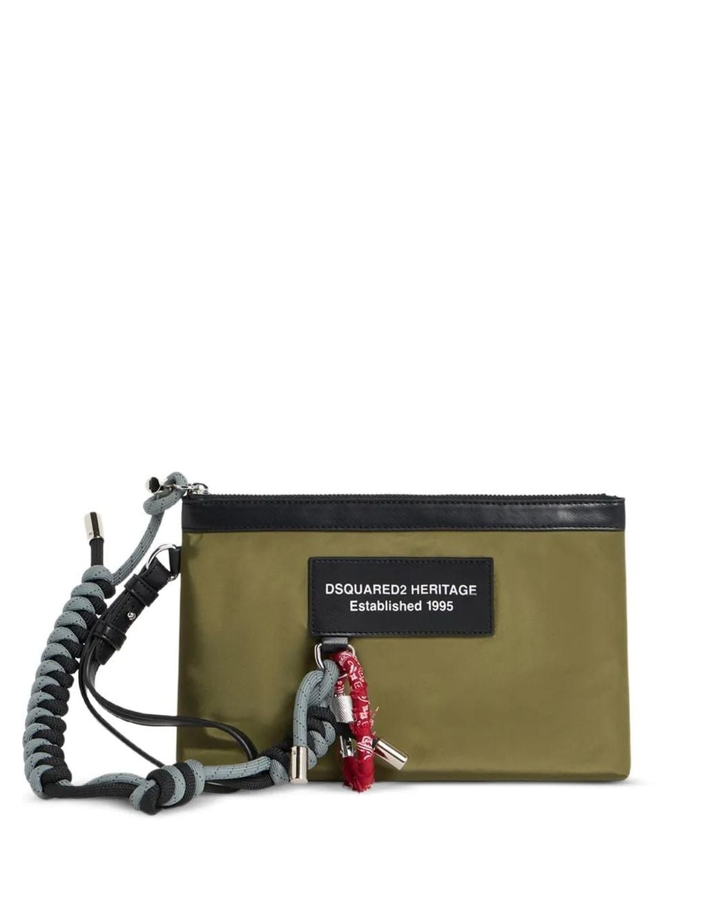 DSquared² Green Heritage Pouch for men