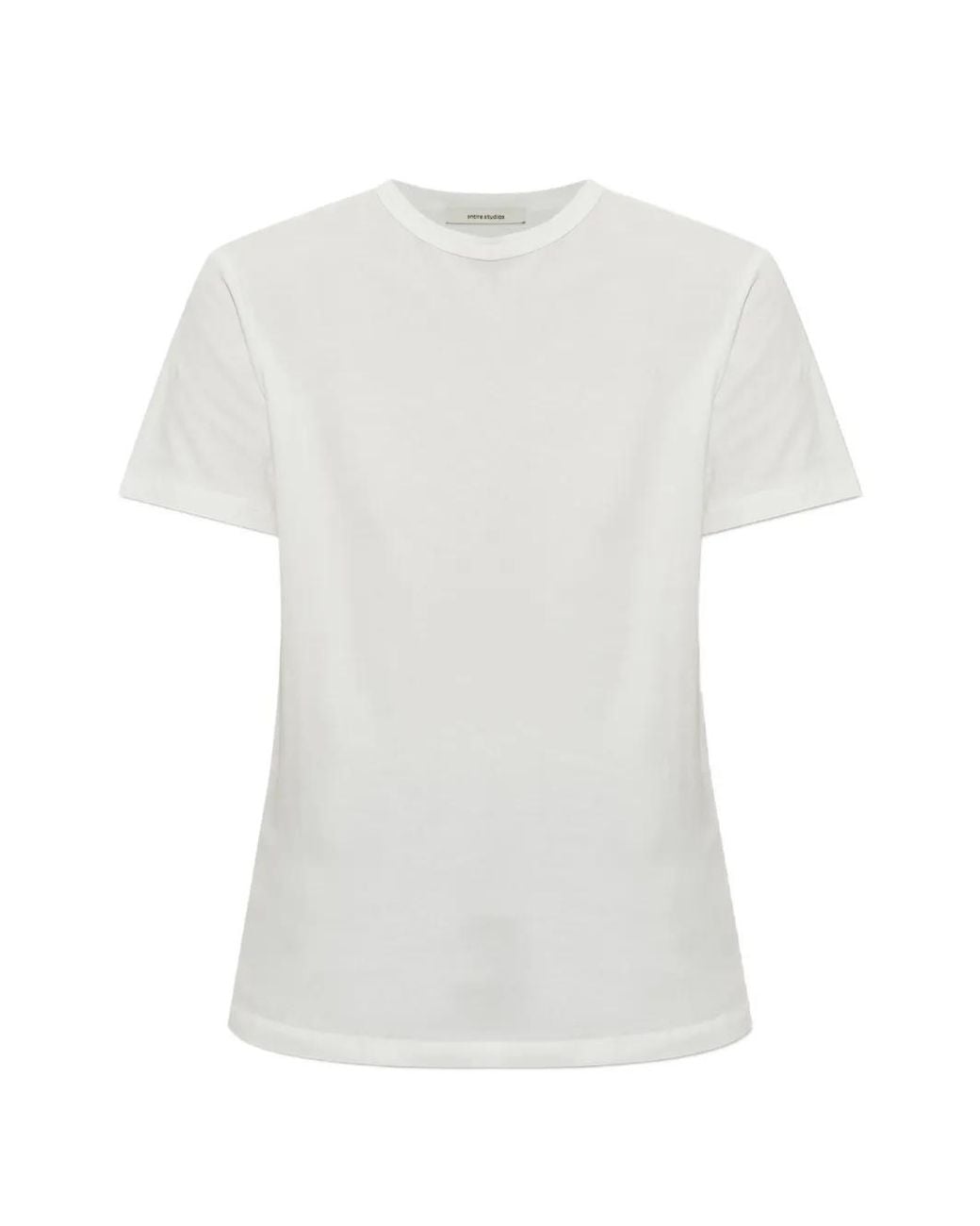 Entire studios White Crew-Neck Short-Sleeve T-Shirt