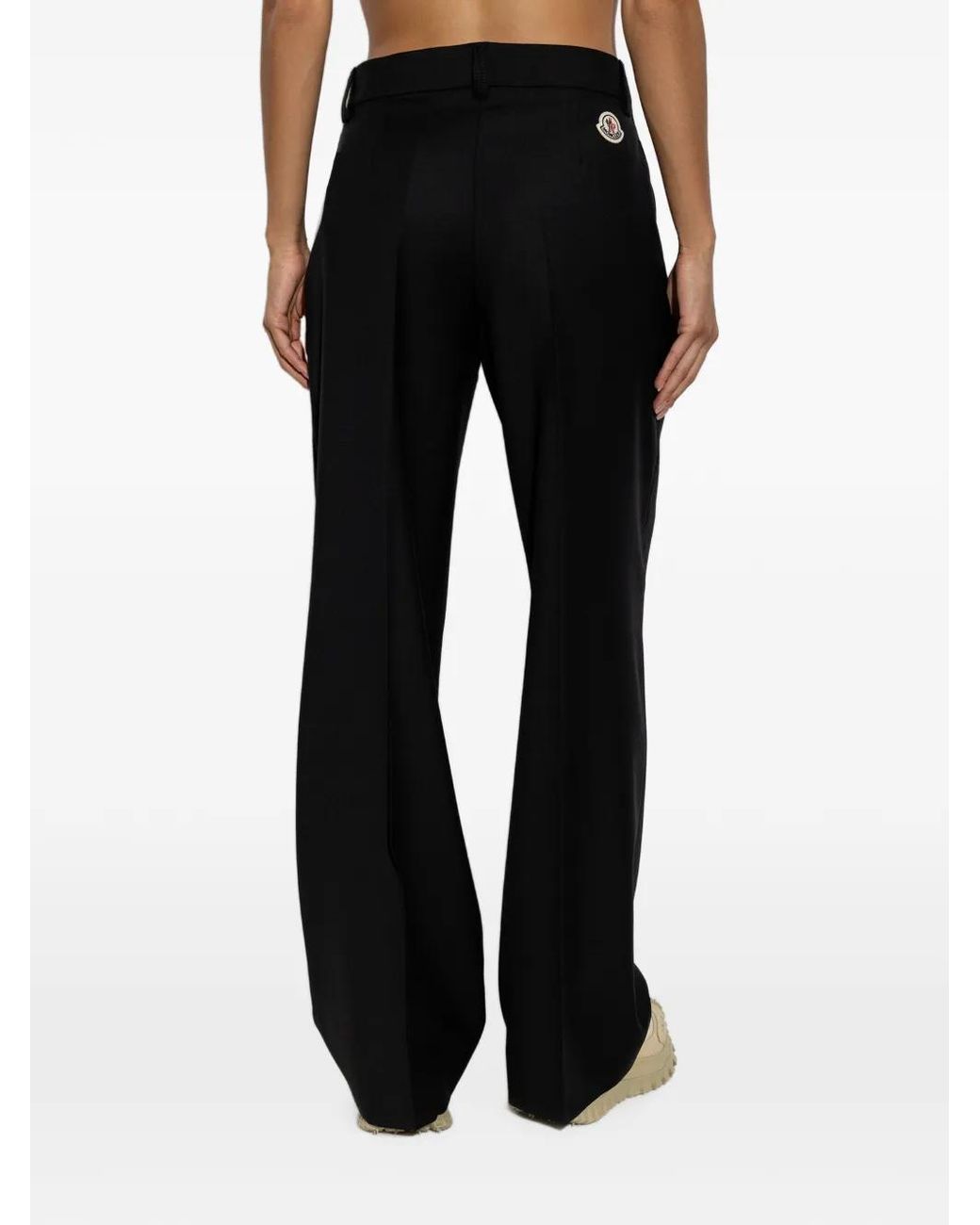 Moncler Black Wool Trousers