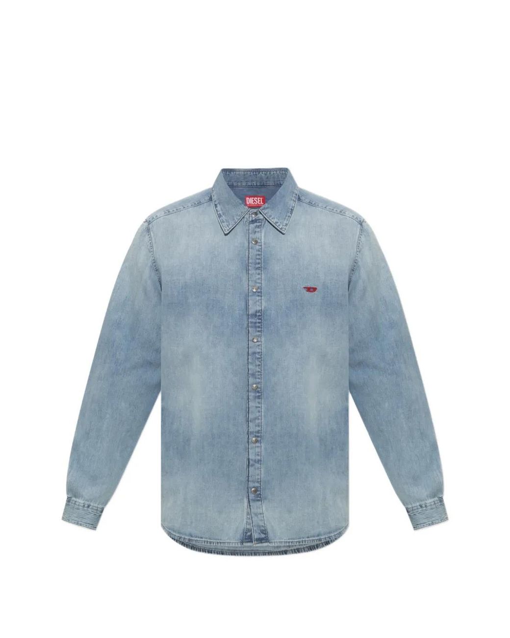 DIESEL Blue D-Simply Denim Shirt for men
