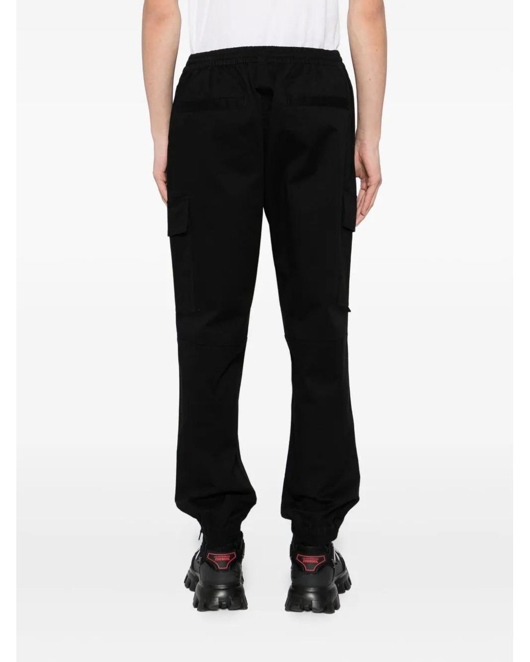 Represent Cargohose Mit Umschlag in Black für Herren