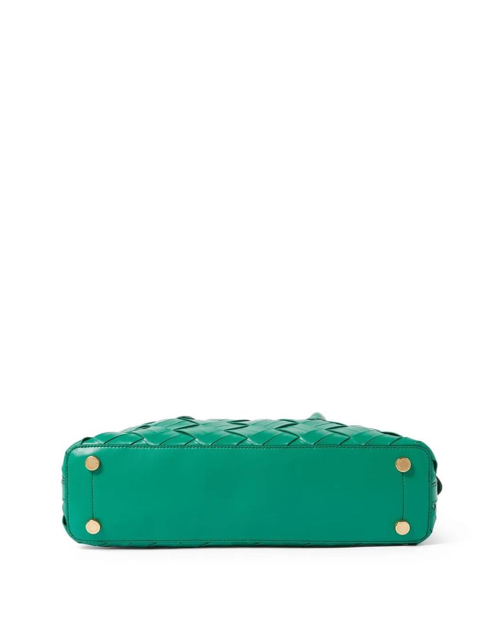 Stella McCartney Green Stella Ryder Woven Shoulder Bag