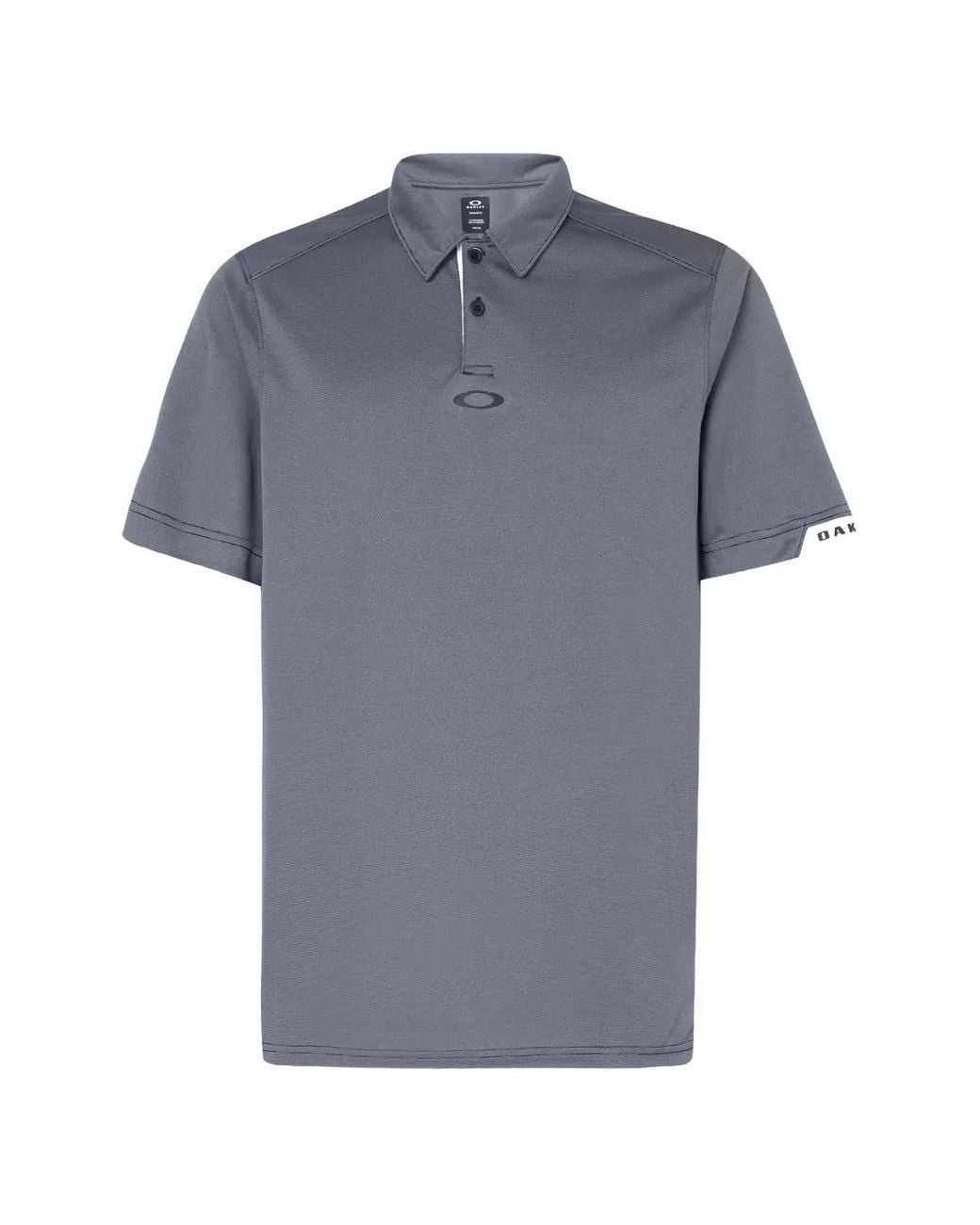 Oakley Gray Gravity 2.0 Short-Sleeve Polo Shirt for men