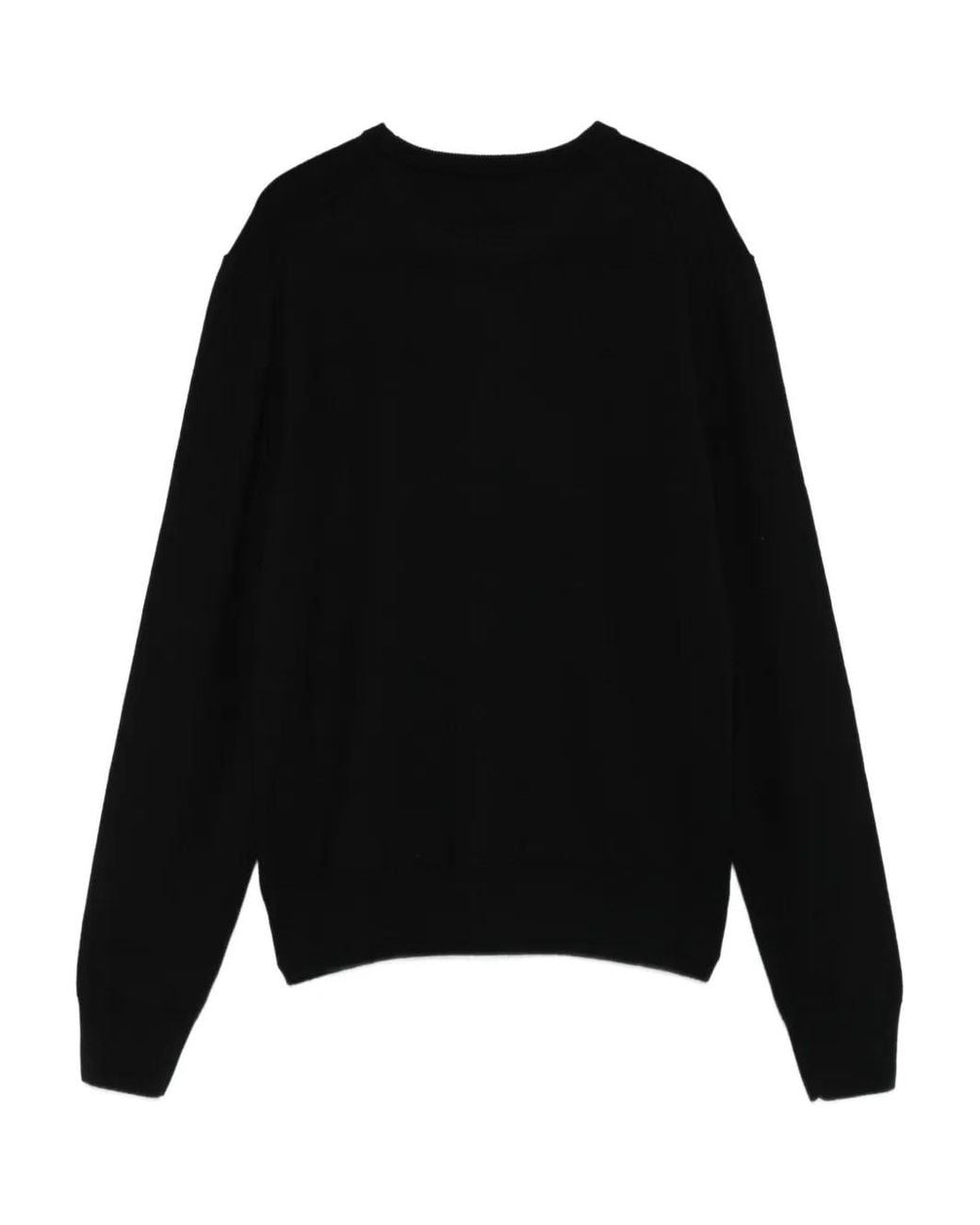 Coperni Black Logo-Embroidered Wool Sweater