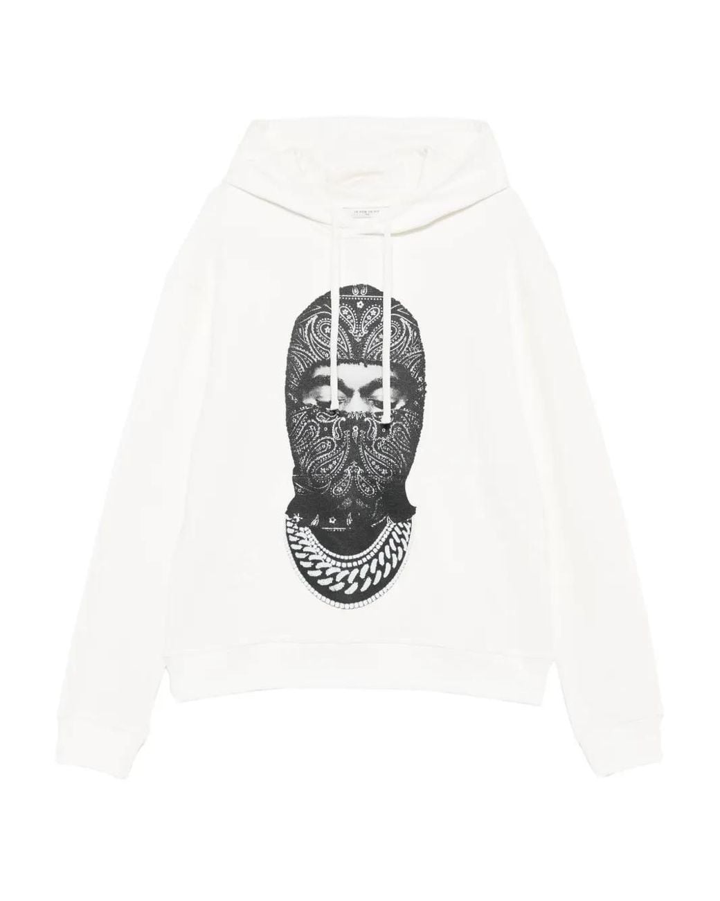 Ih Nom Uh Nit White Graphic-Print Hoodie for men