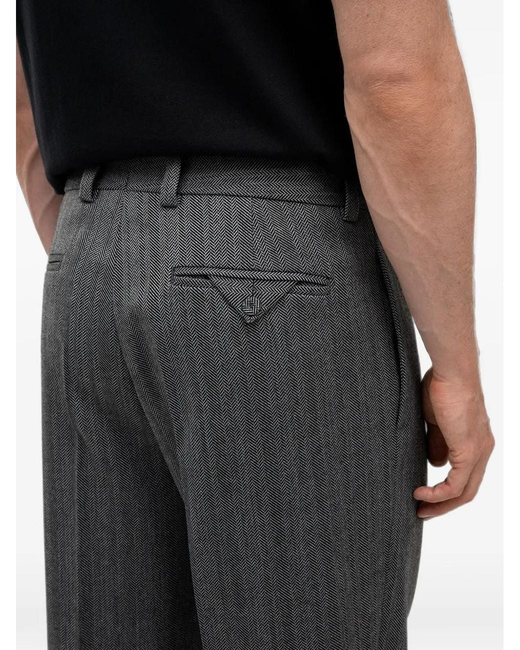 HUGO Black Modern-Fit Pants for men