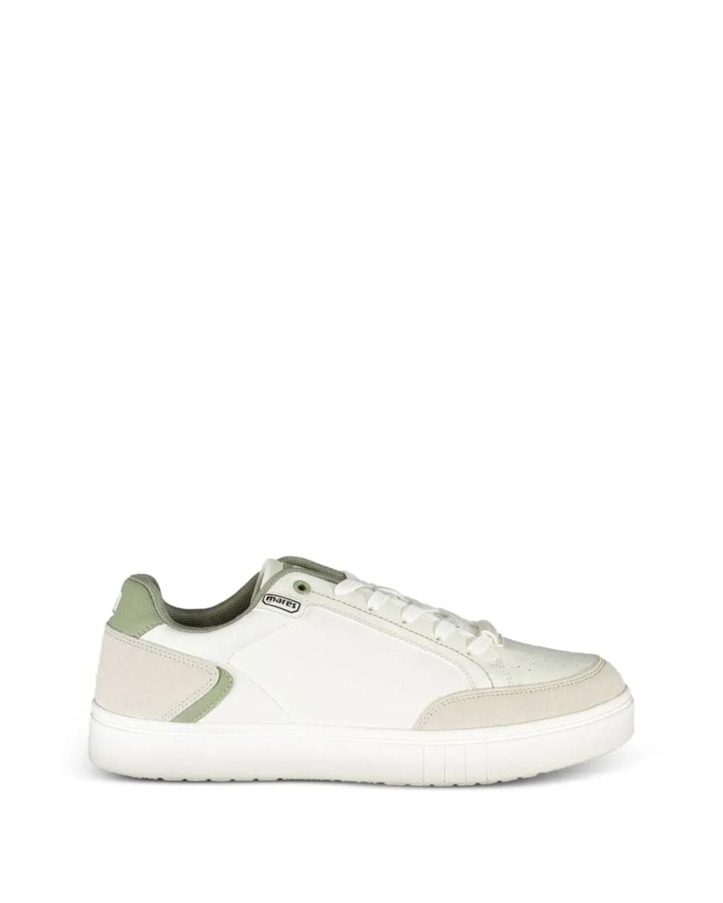 Mares White Baskets À Empiècement Superposé En Daim for men