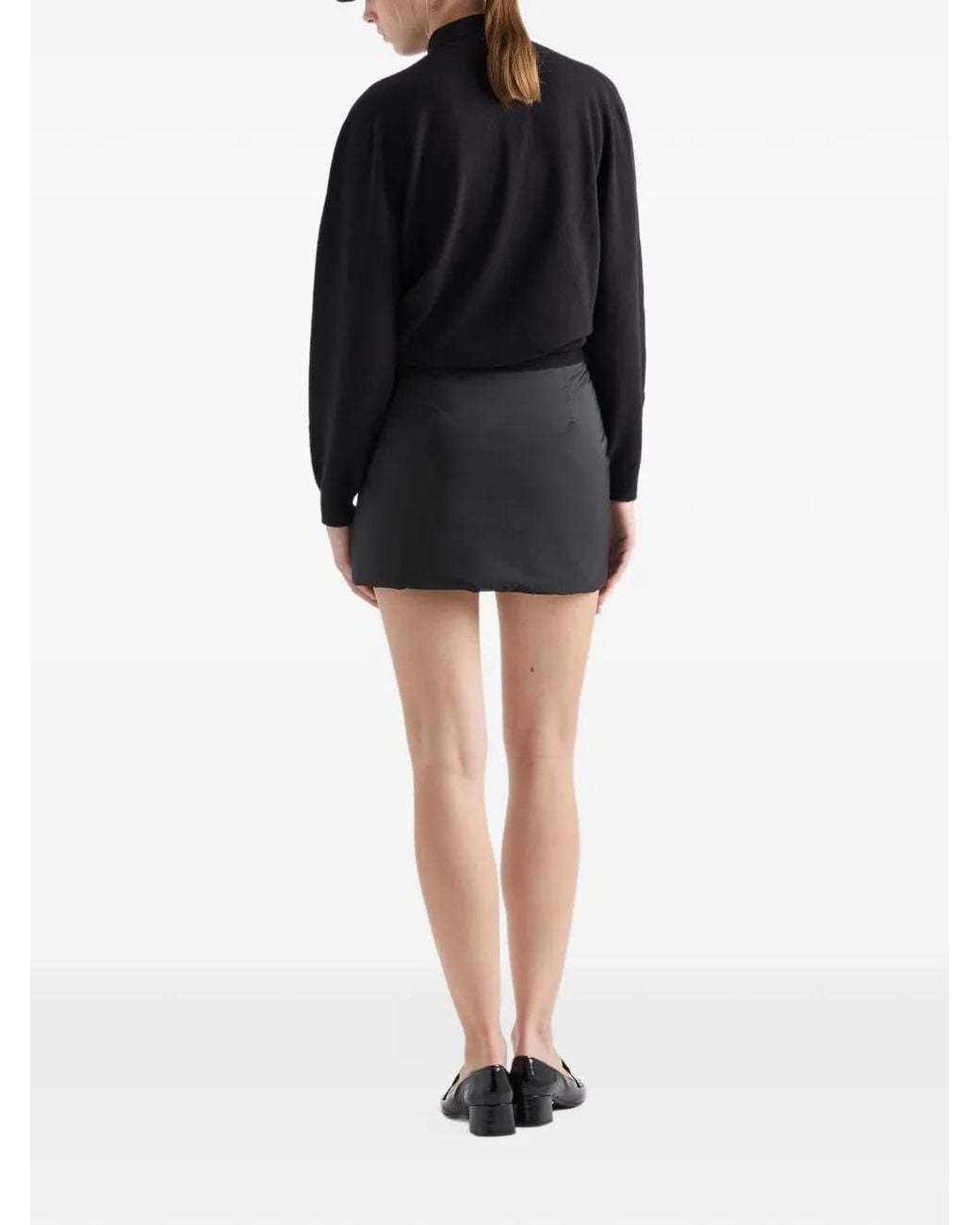 Prada Blue Wool Polo Sweater