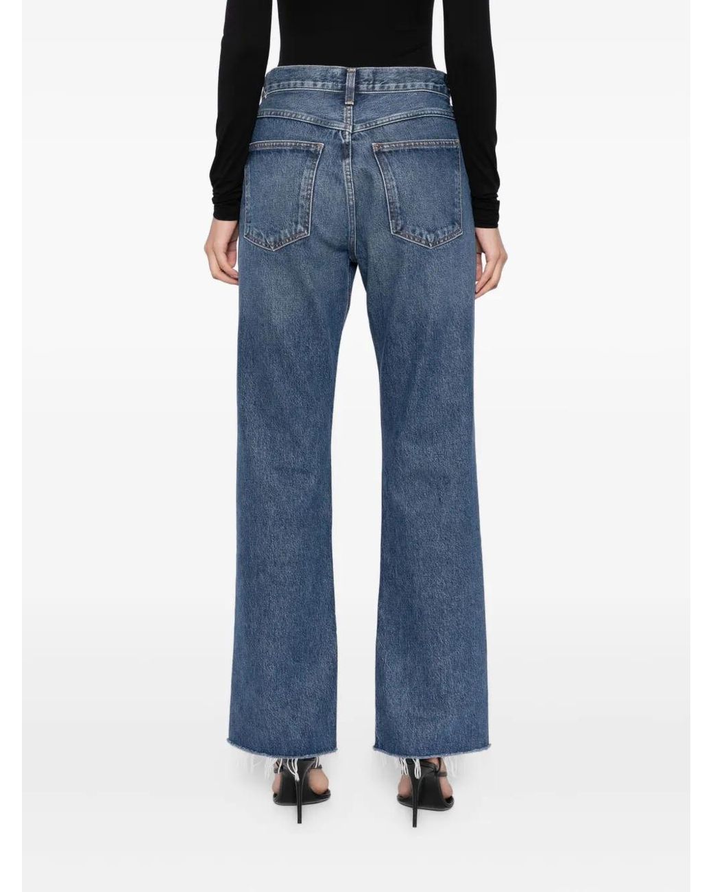 Agolde Leena Jeans in het Blue