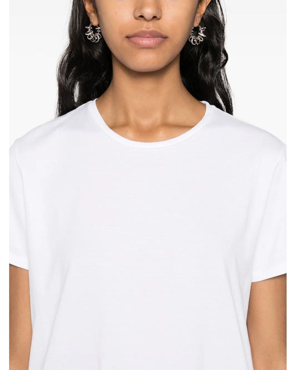 Aspesi White Mélange Cotton T-Shirt