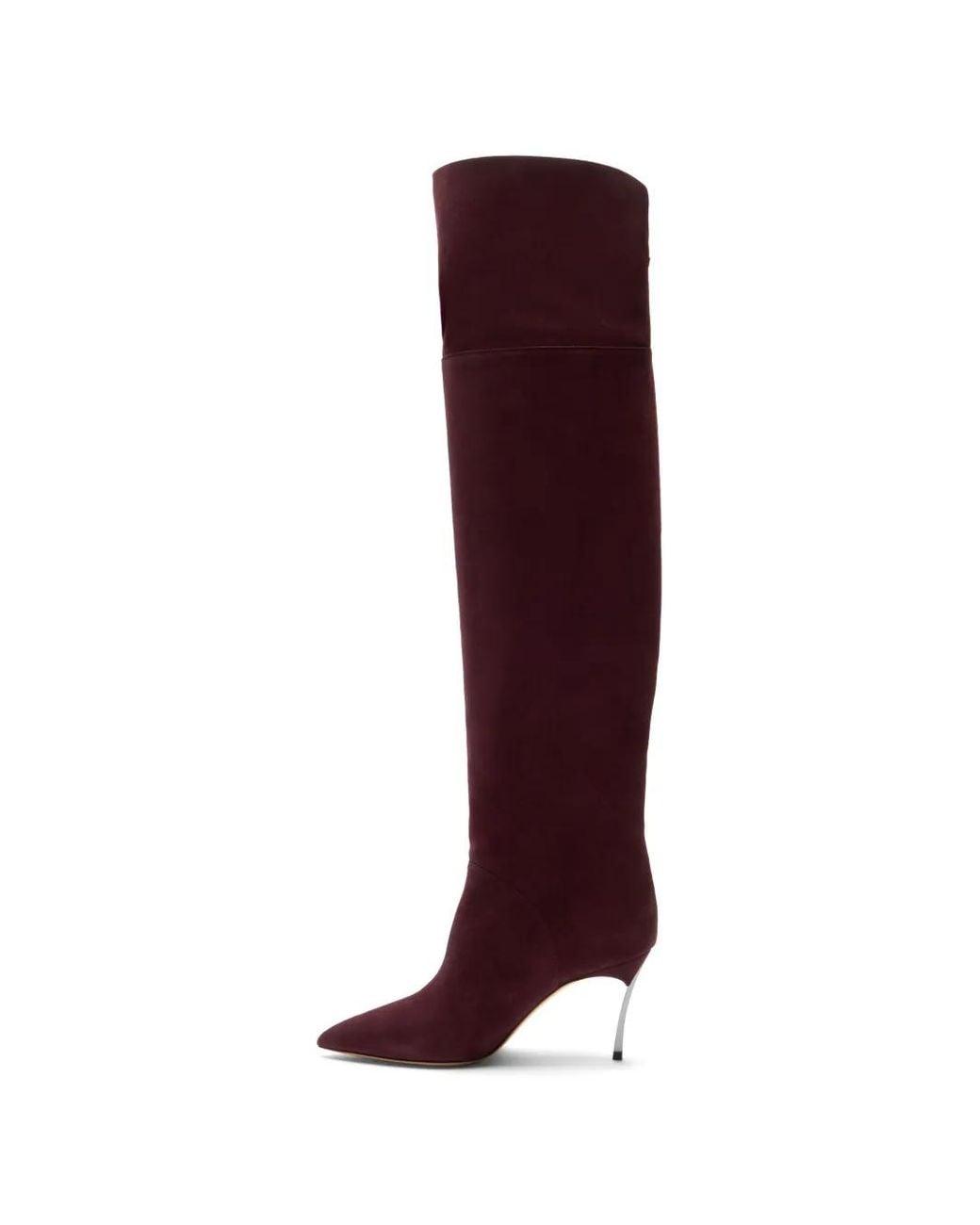 Casadei Purple Blade Corsaro Over-The-Knee Boots