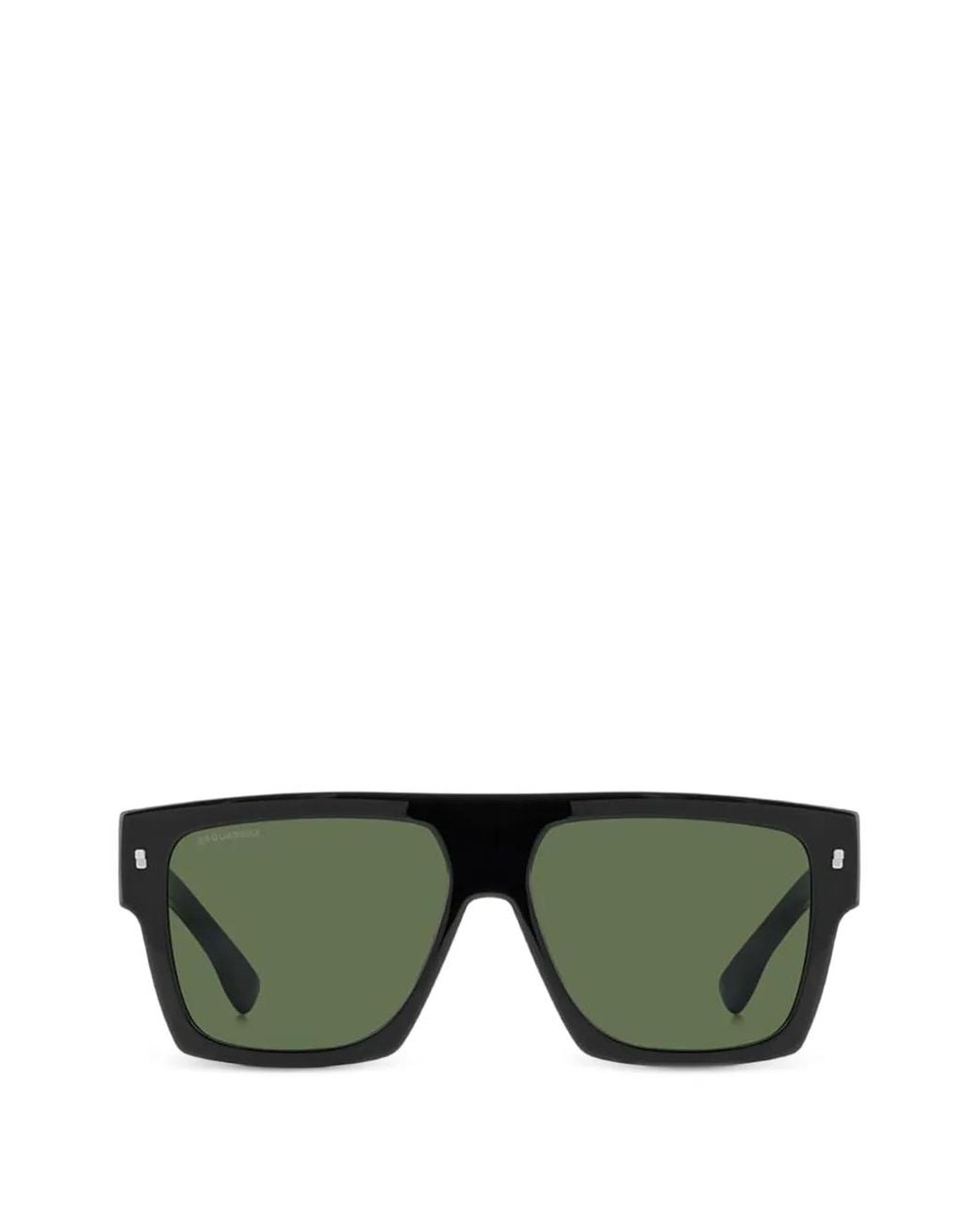 DSquared² Green Iconique Square-Frame Sunglasses