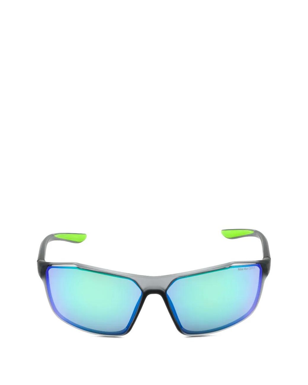 Nike Blue Windstorm Rectangle-Frame Sunglasses