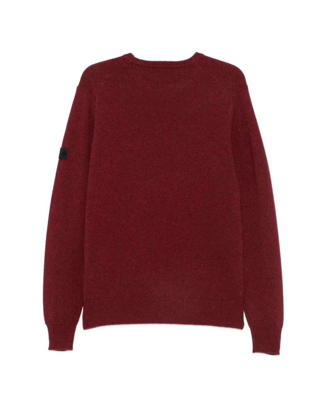 Peuterey Red Logo-Patch Crew-Neck Sweater for men