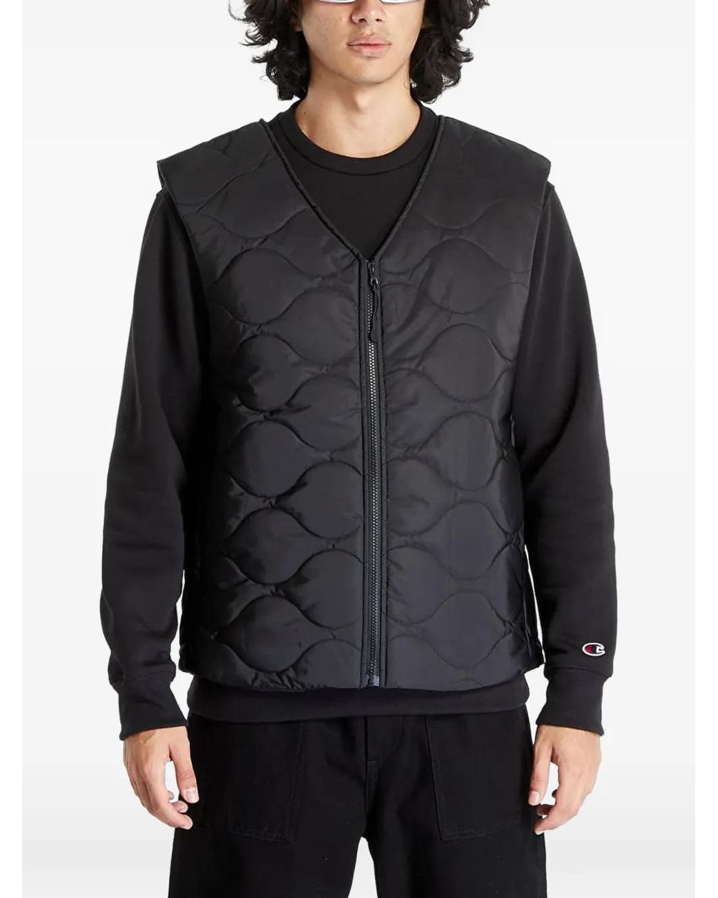 Chaleco Acolchado Urban Classics de hombre de color Gray