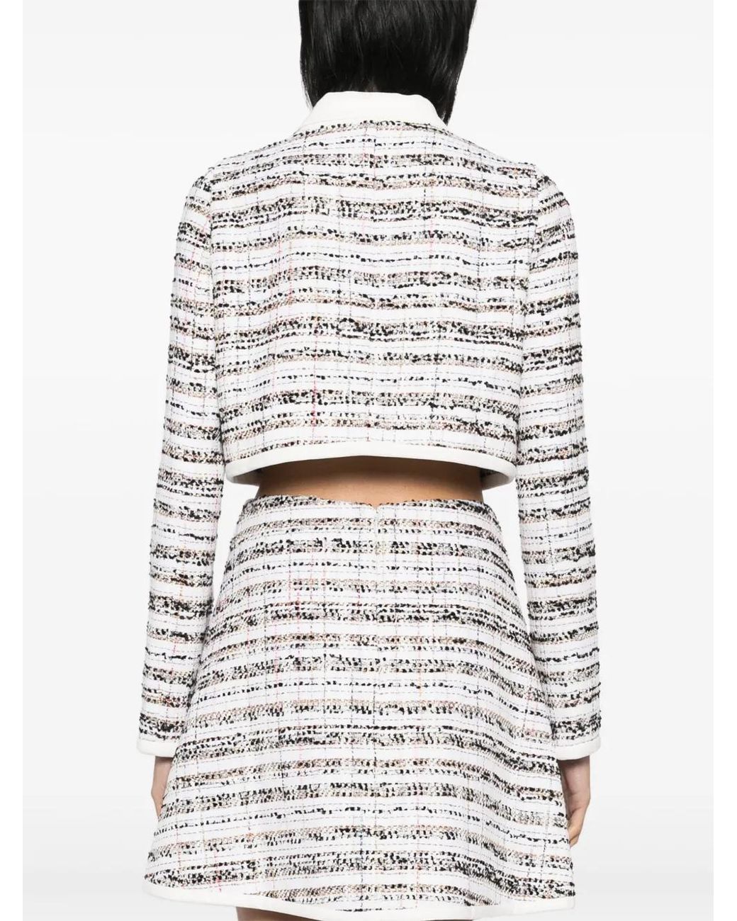 Giambattista Valli White Tweed Jacket