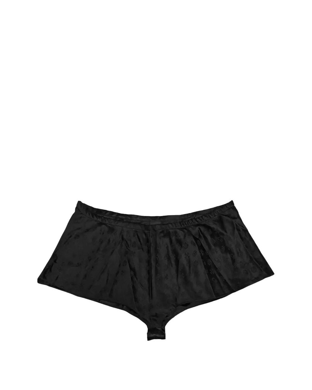 Chrome Hearts Black Monogram-Cross Silk Shorts