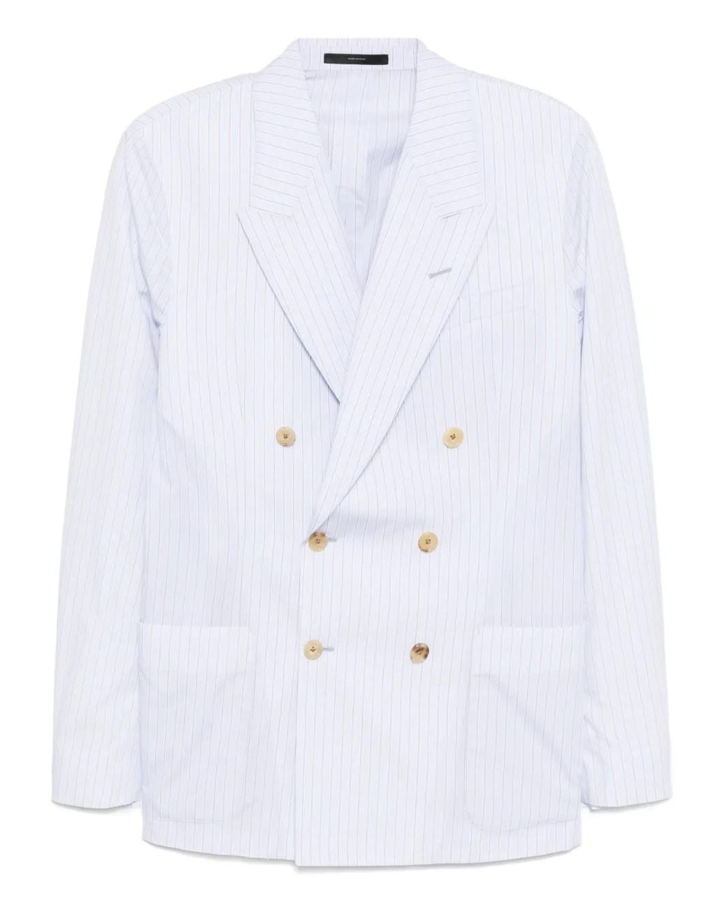 Blazer À Rayures Paul Smith pour homme en coloris White