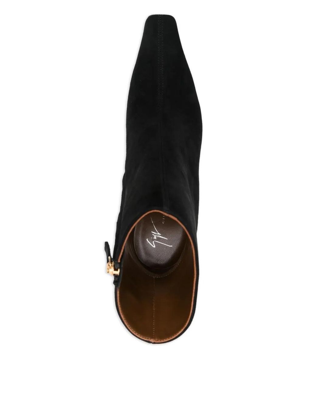 Giuseppe Zanotti Black 90Mm Brenda Suede Boots