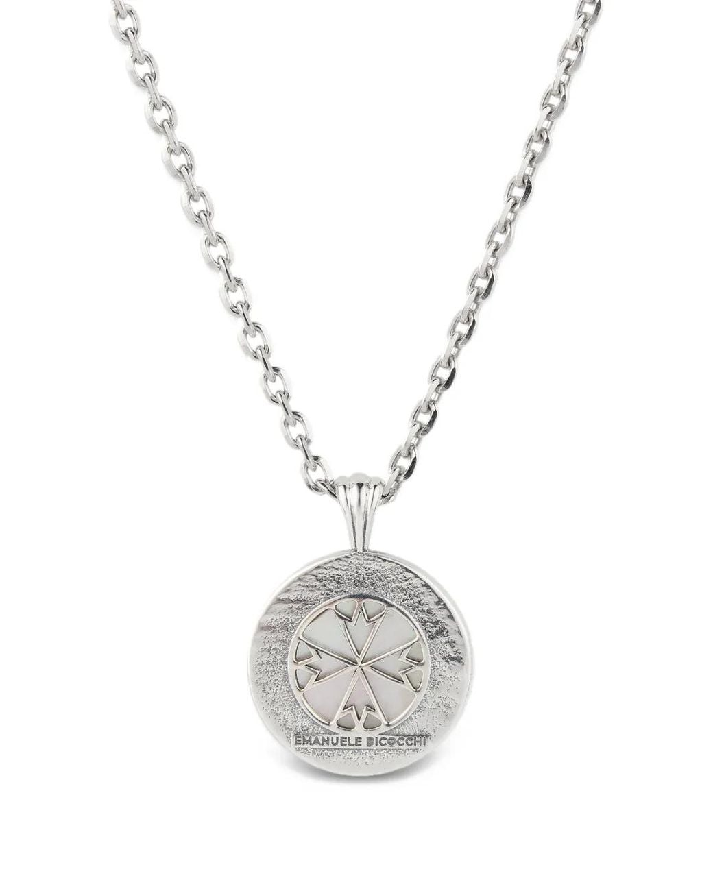 Emanuele Bicocchi White Pyramid Amulet Necklace
