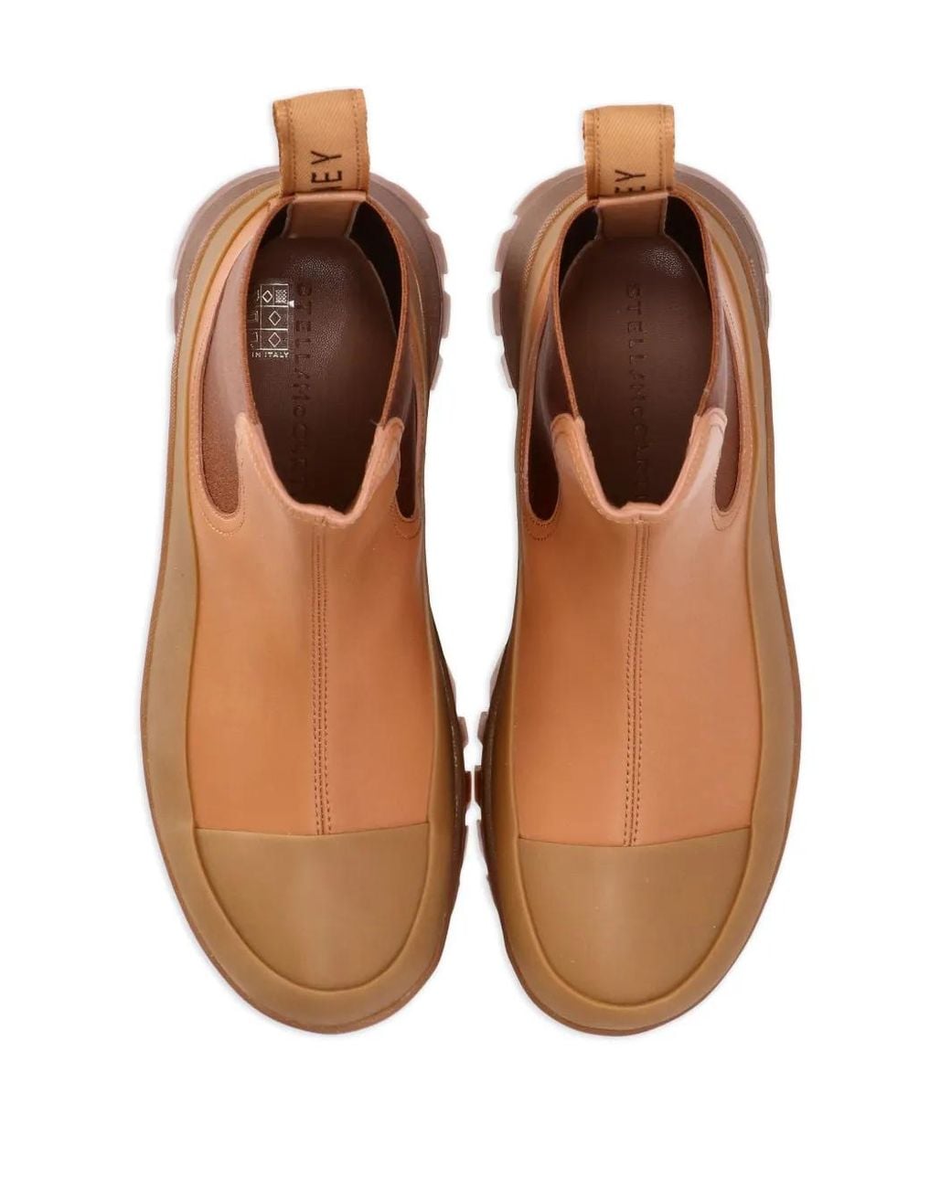 Stella McCartney Brown Trace Sport Ankle Boots