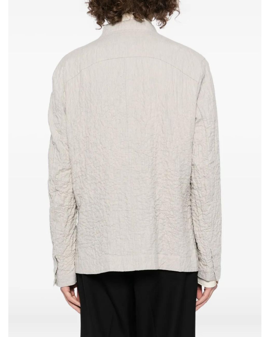 Forme D'expression Jack Met Cloque-Effect in het White voor heren