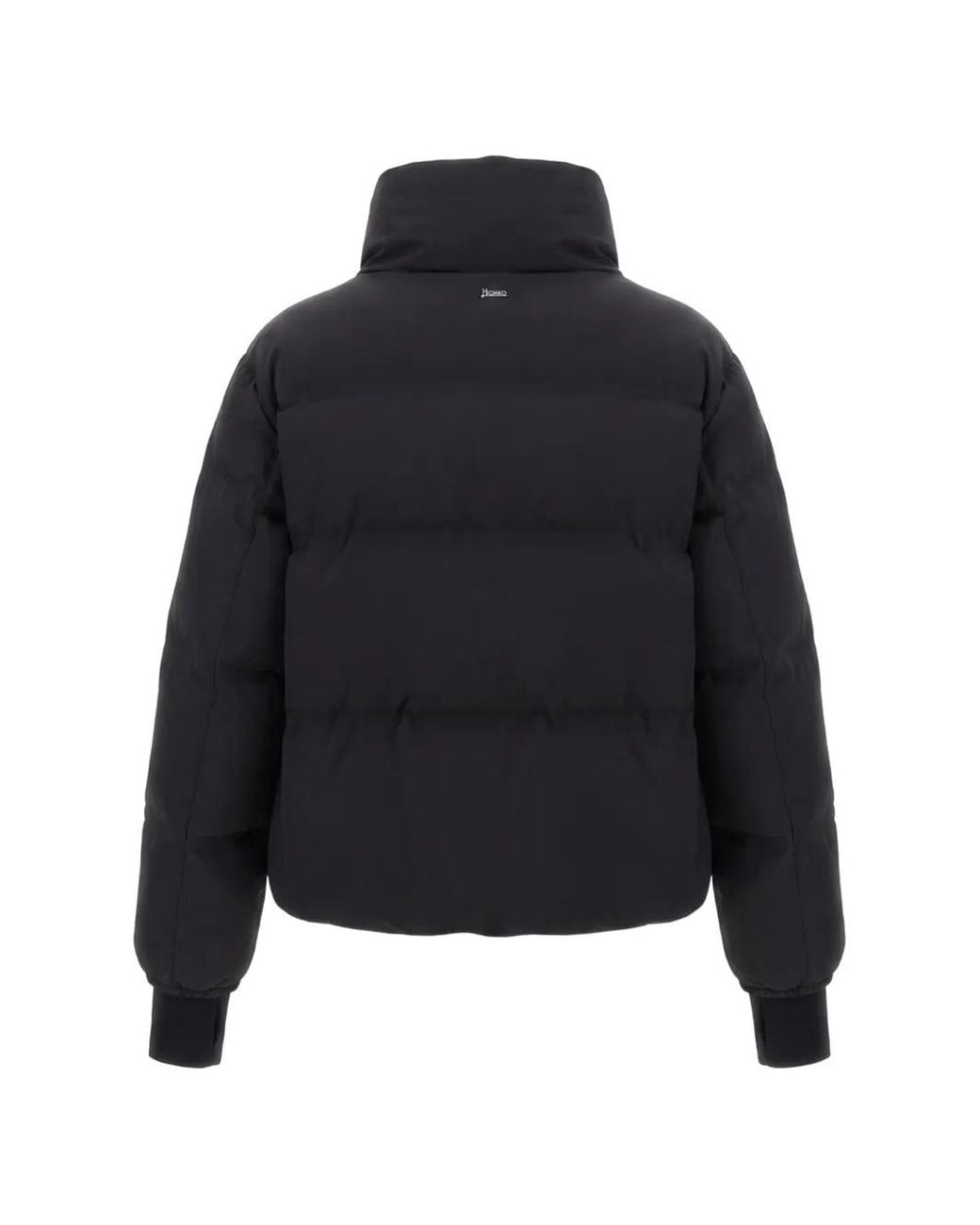 Herno Blue Padded High-Neck Jacket