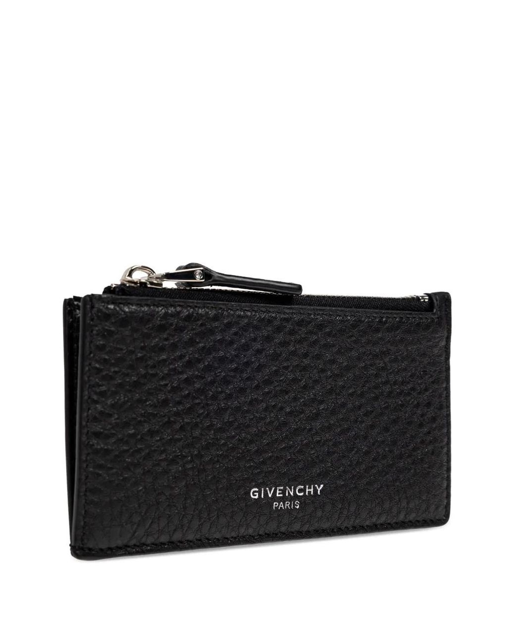 Givenchy Black Zipped Card Holder for men