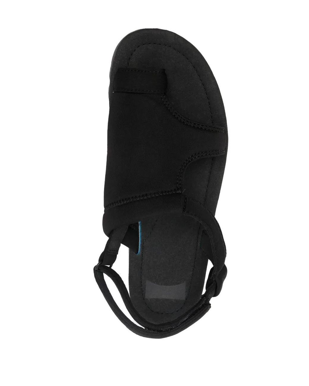 Camper Black Oruga Up Open Toe Sandals